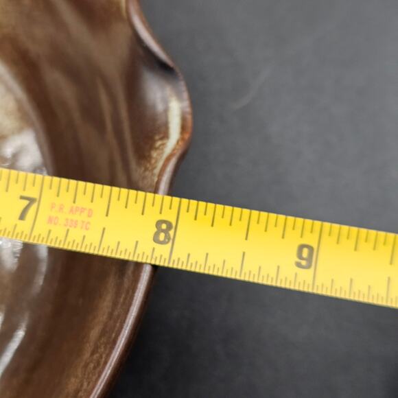 Norby Signed Pottery Bowl Elk Wildlife Glaze Rustic Handmade Ceramic Decor - Picture 4 of 6